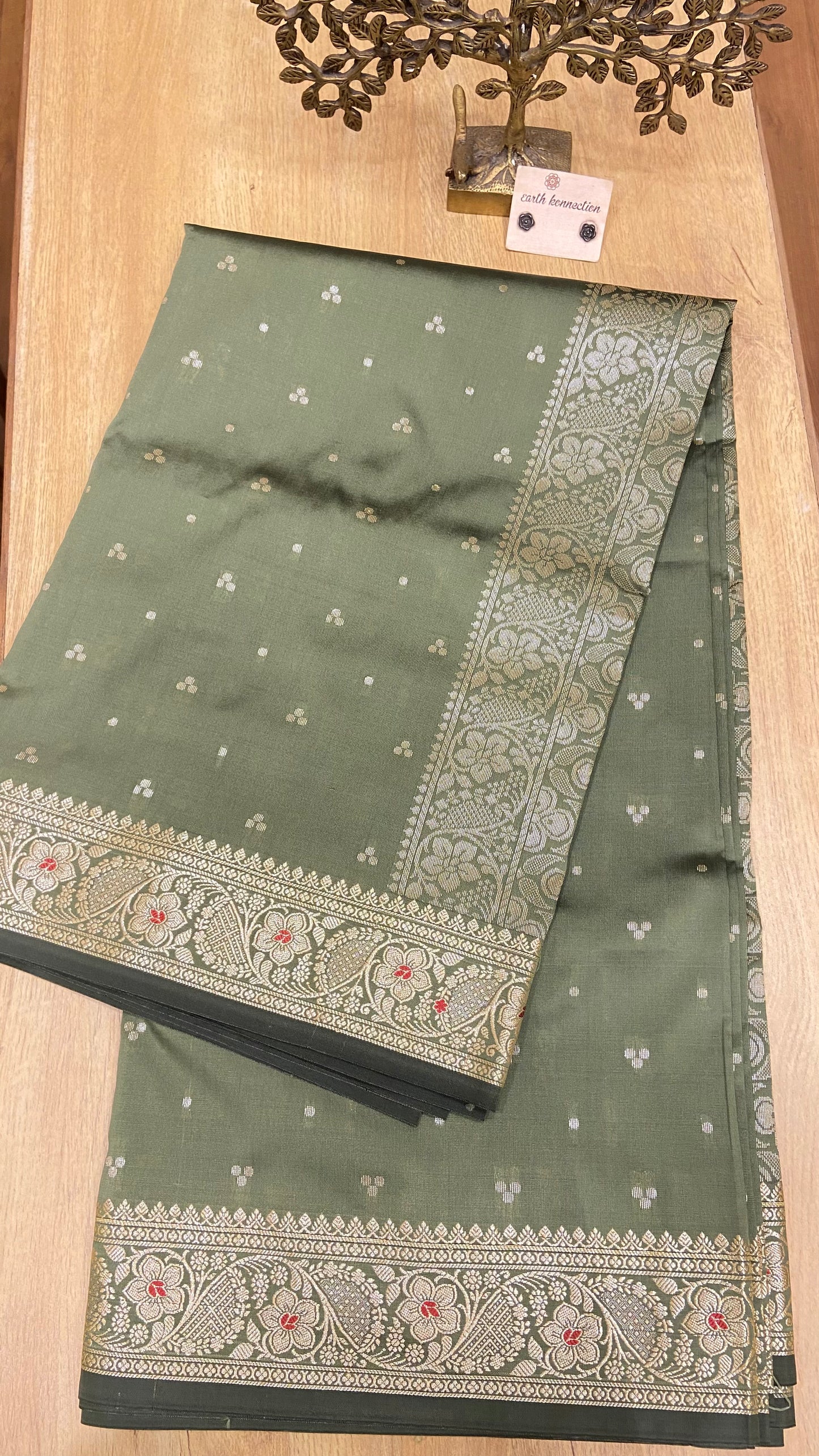 Semi silk banarasi saree