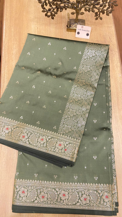 Semi silk banarasi saree