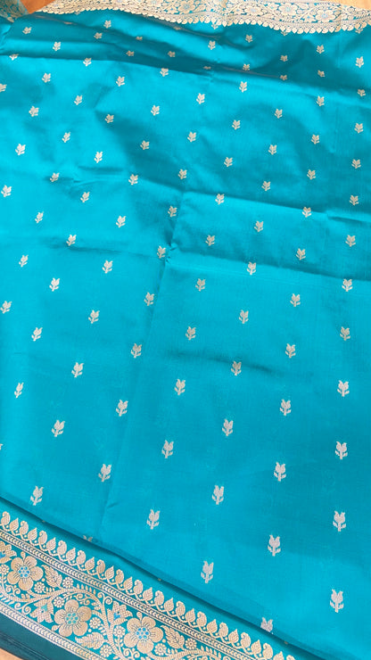 Semi silk banarasi saree