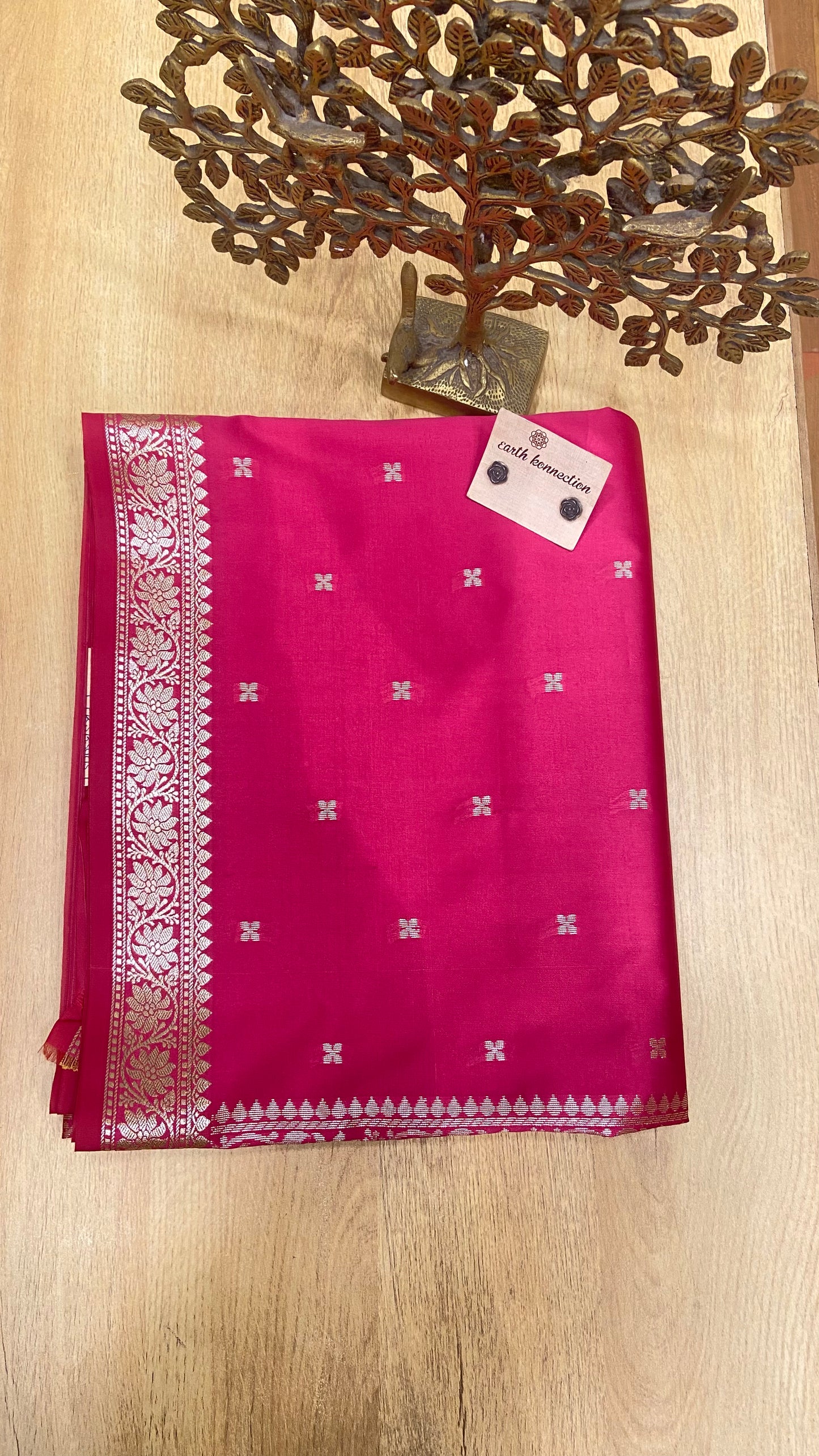 Semi silk banarasi saree