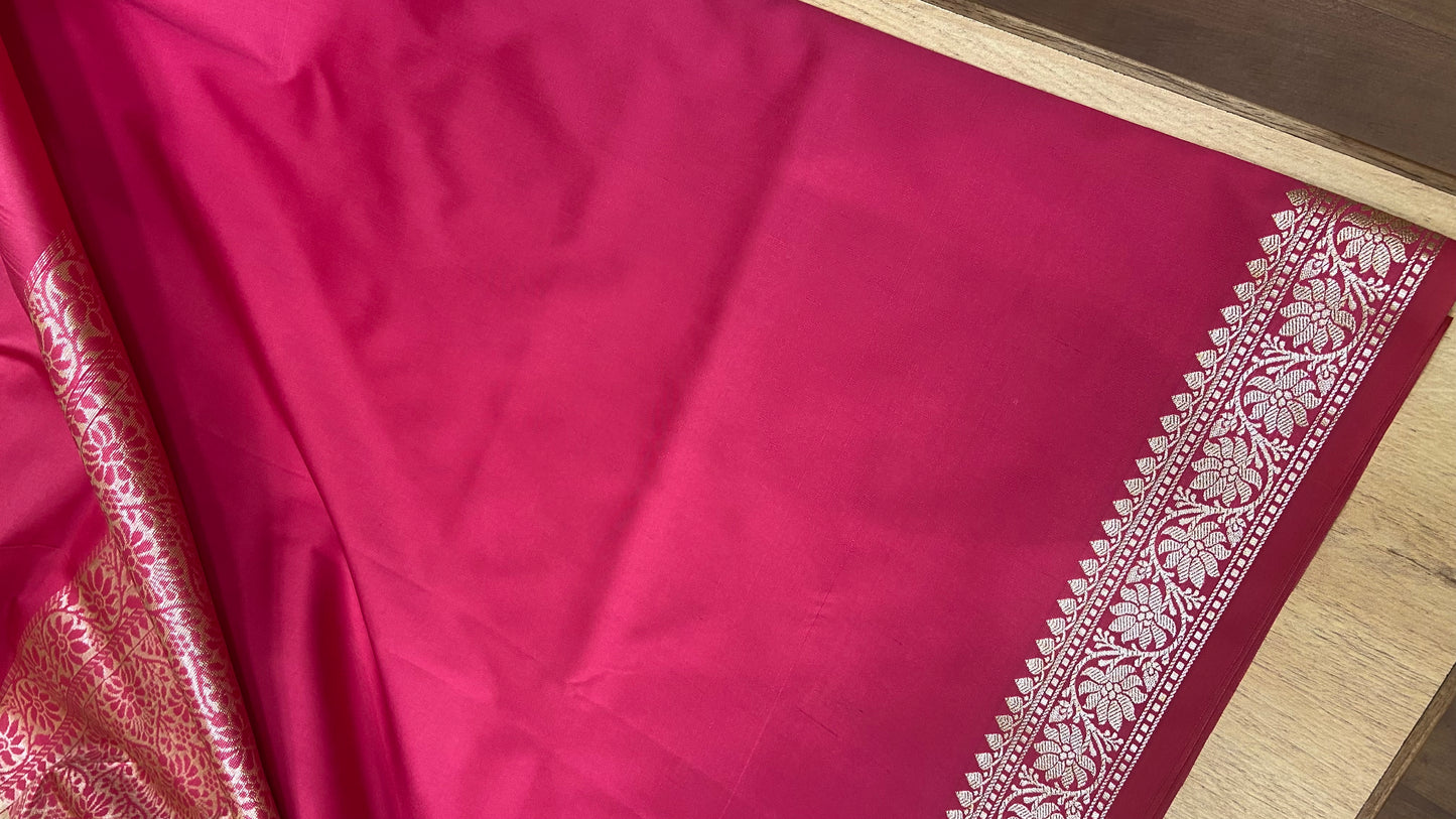 Semi silk banarasi saree