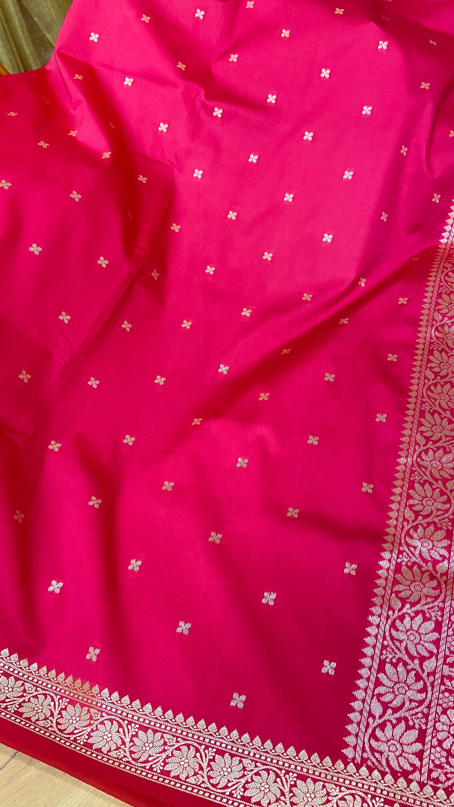 Semi silk banarasi saree
