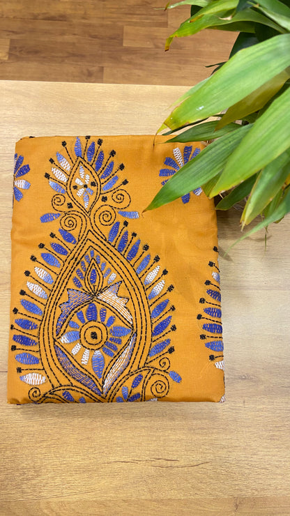 Hand Embroidery kantha saree