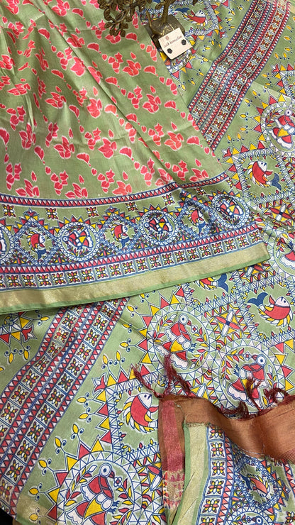 Pure silk cotton saree