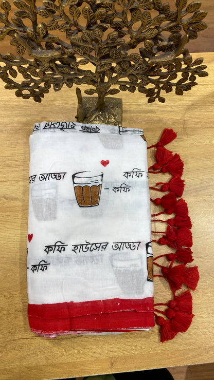Mulmul Cotton saree