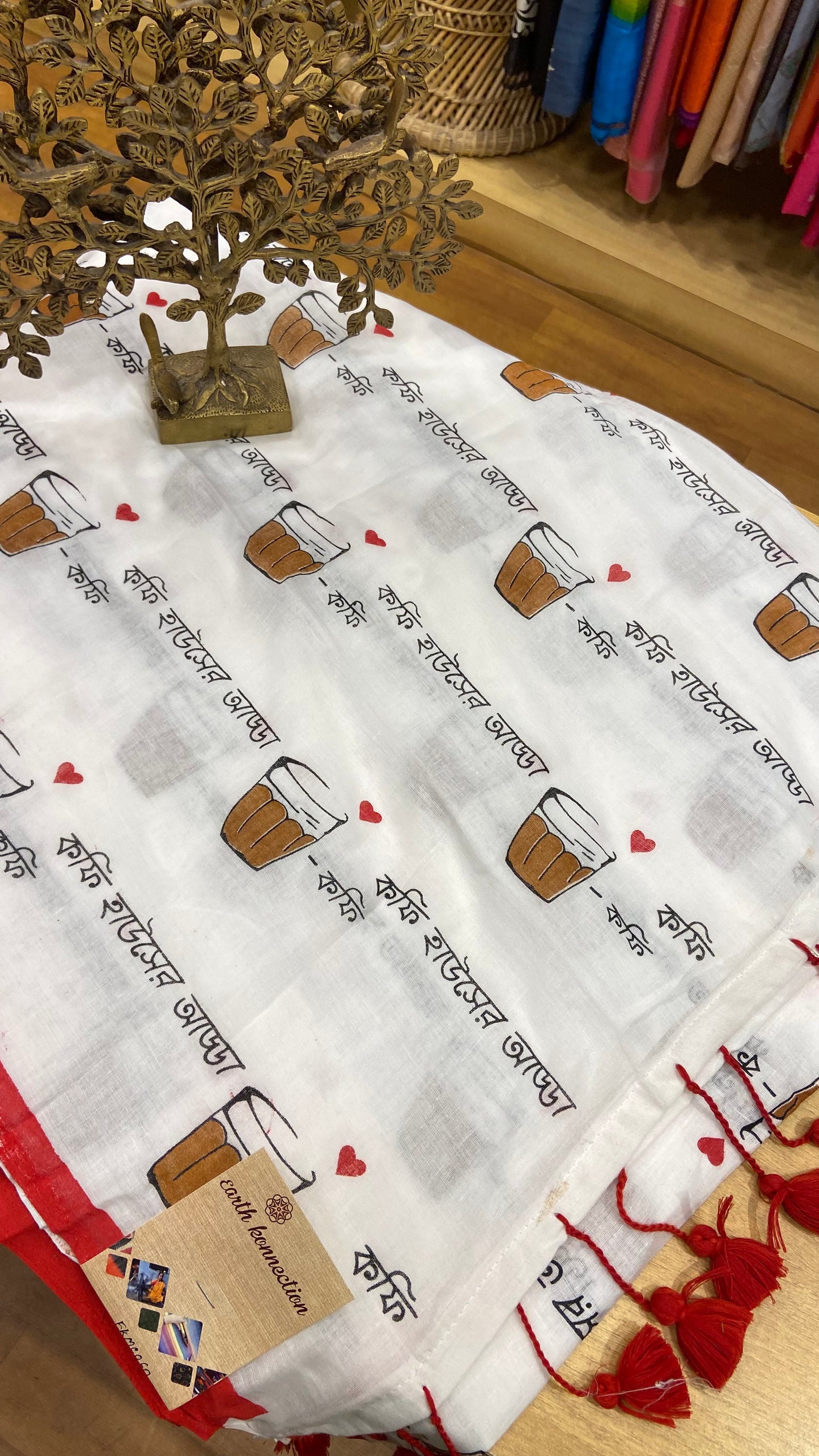 Mulmul Cotton saree