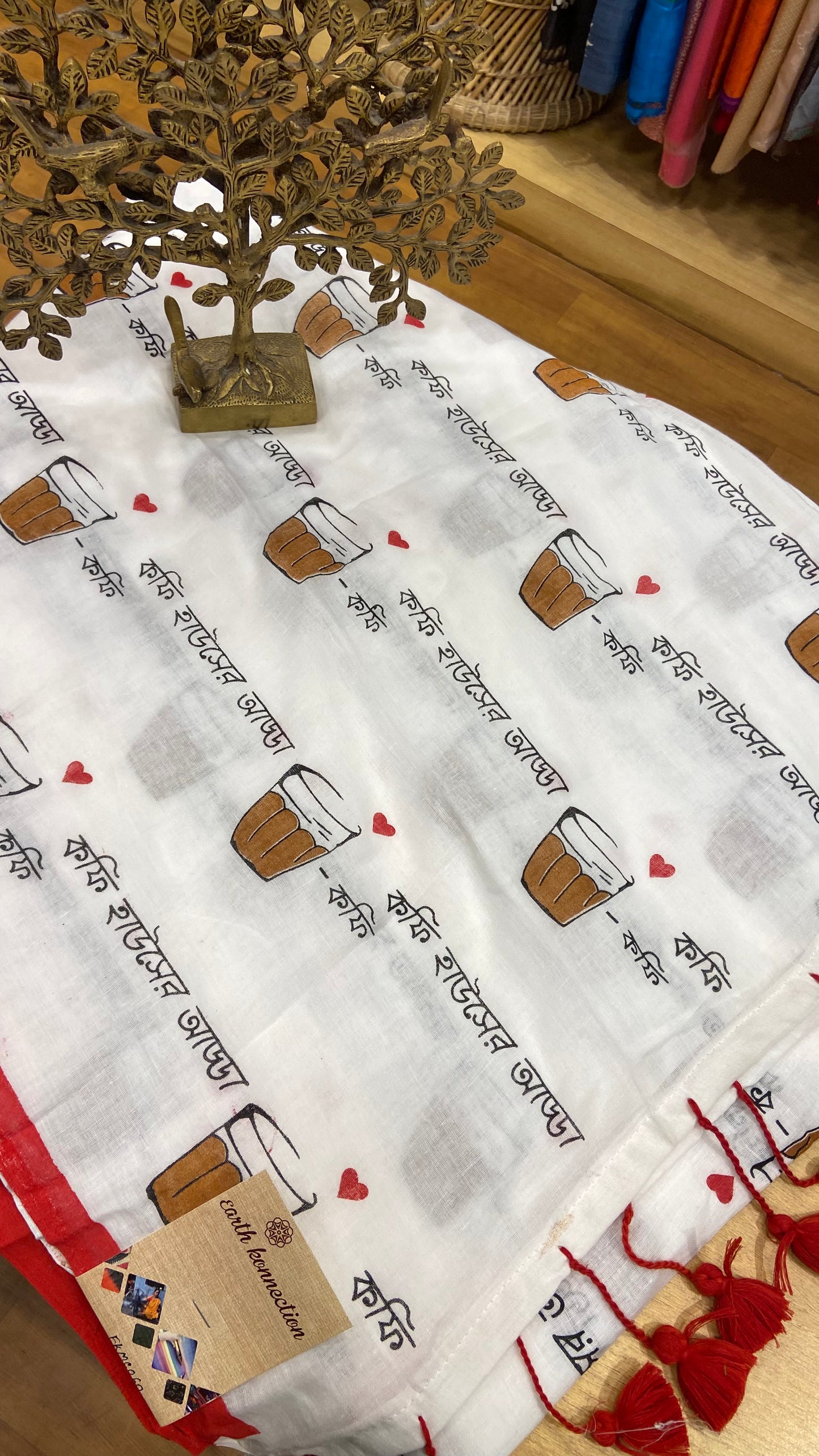 Mulmul Cotton saree