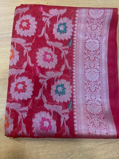 Brocade Cotton Silk Banarasi
