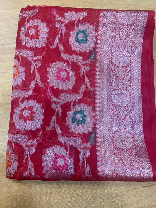 Brocade Cotton Silk Banarasi