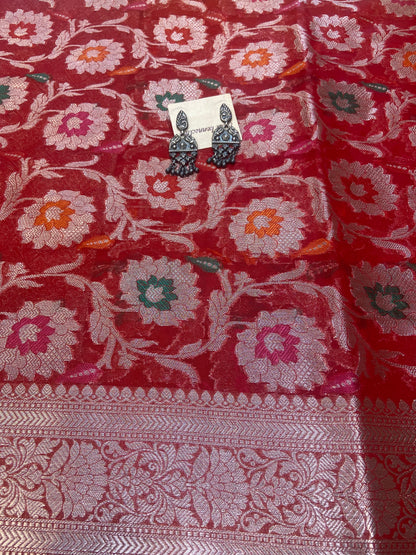 Brocade Cotton Silk Banarasi