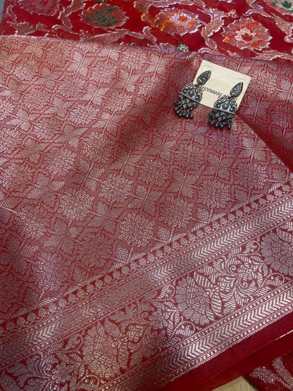Brocade Cotton Silk Banarasi