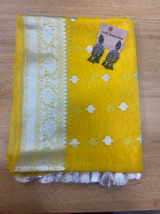 Brocade Cotton Silk Banarasi