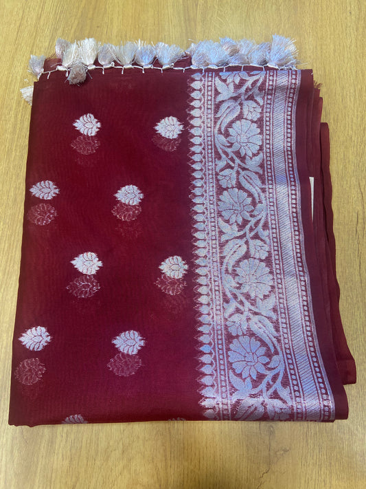 Brocade Cotton Silk Banarasi
