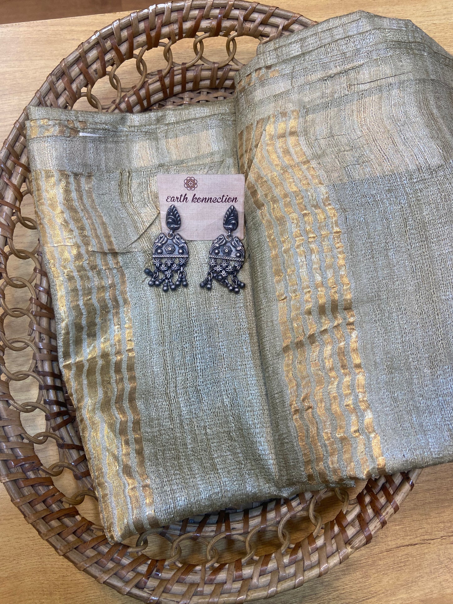 Pure Tussar Silk saree