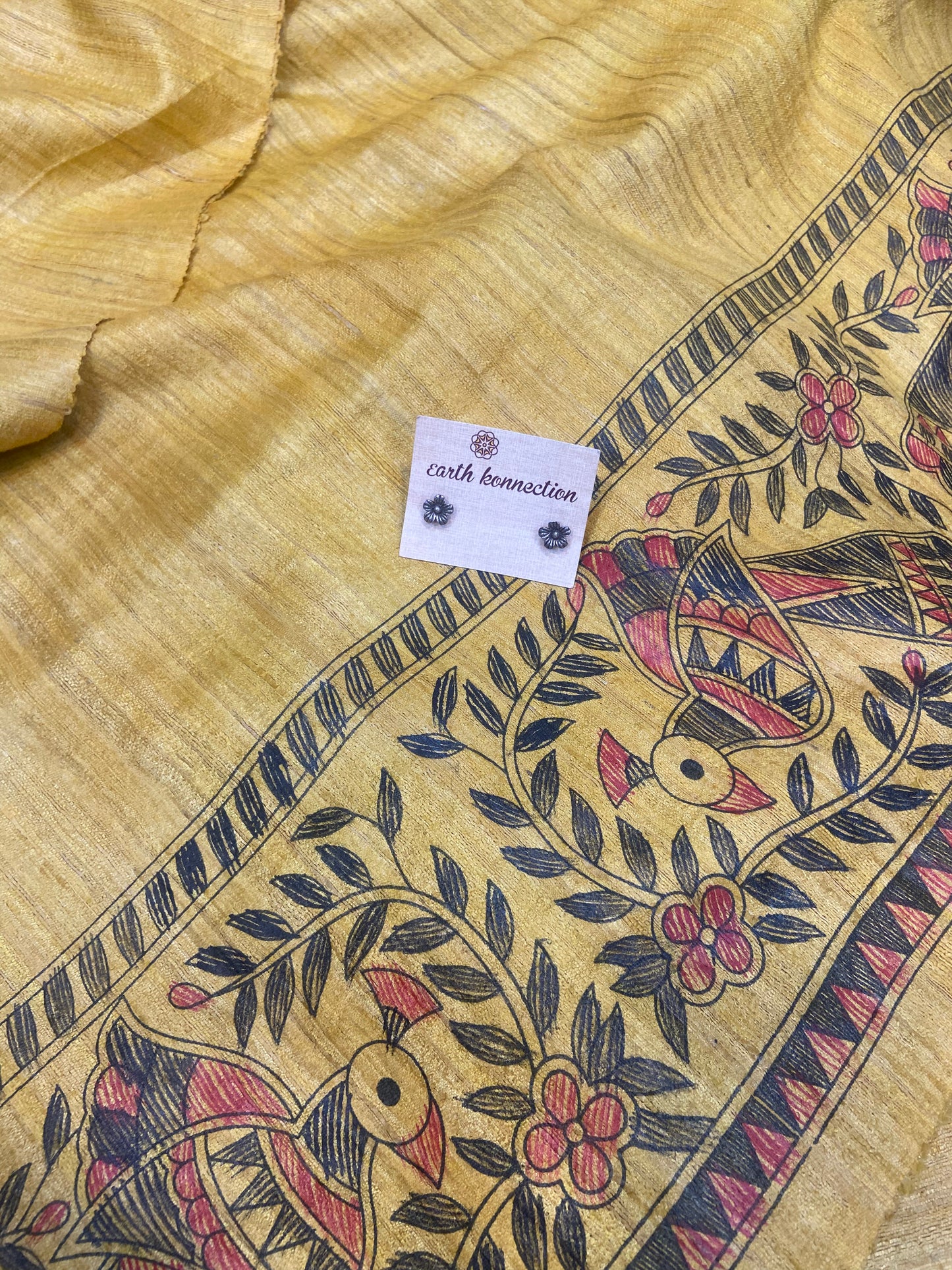 Pure Tussar Silk saree