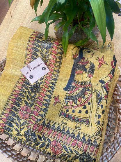 Pure Tussar Silk saree