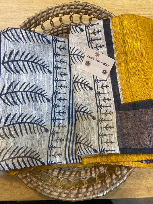 Pure Tussar Silk saree