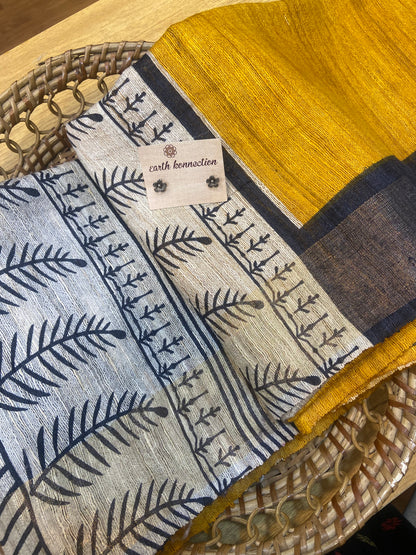 Pure Tussar Silk saree