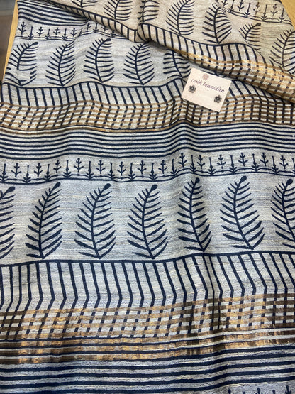 Pure Tussar Silk saree