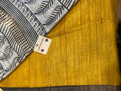 Pure Tussar Silk saree