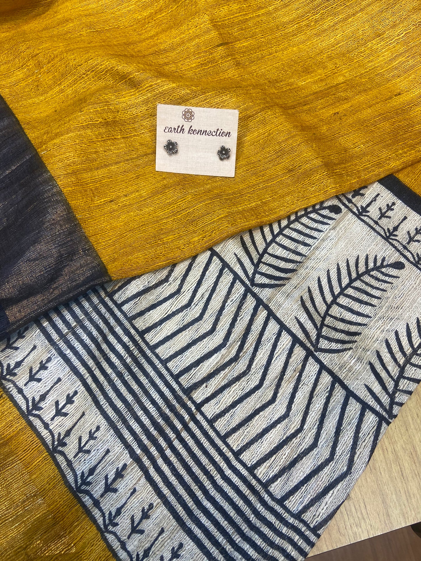 Pure Tussar Silk saree