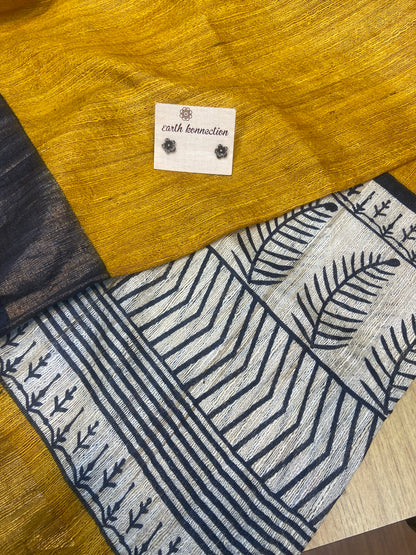 Pure Tussar Silk saree