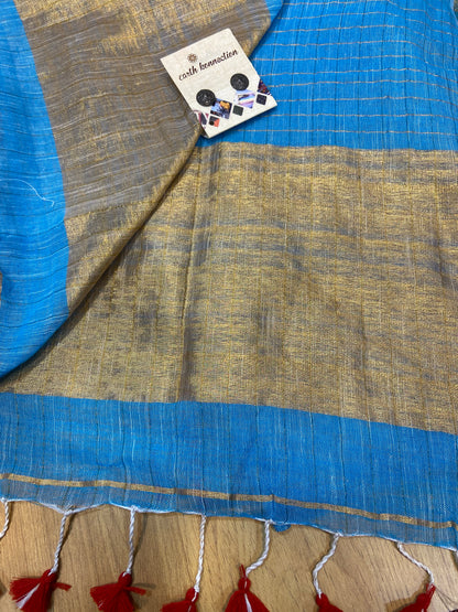 Linen saree