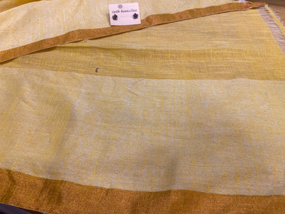 Linen saree