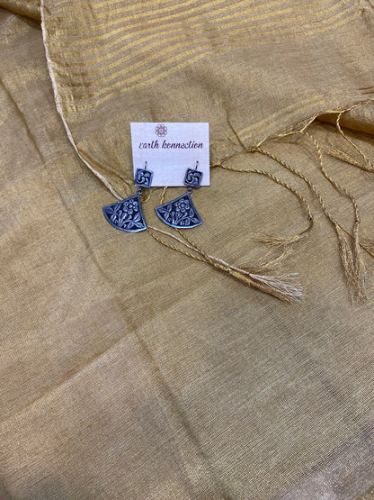 Linen tissue Silk saree