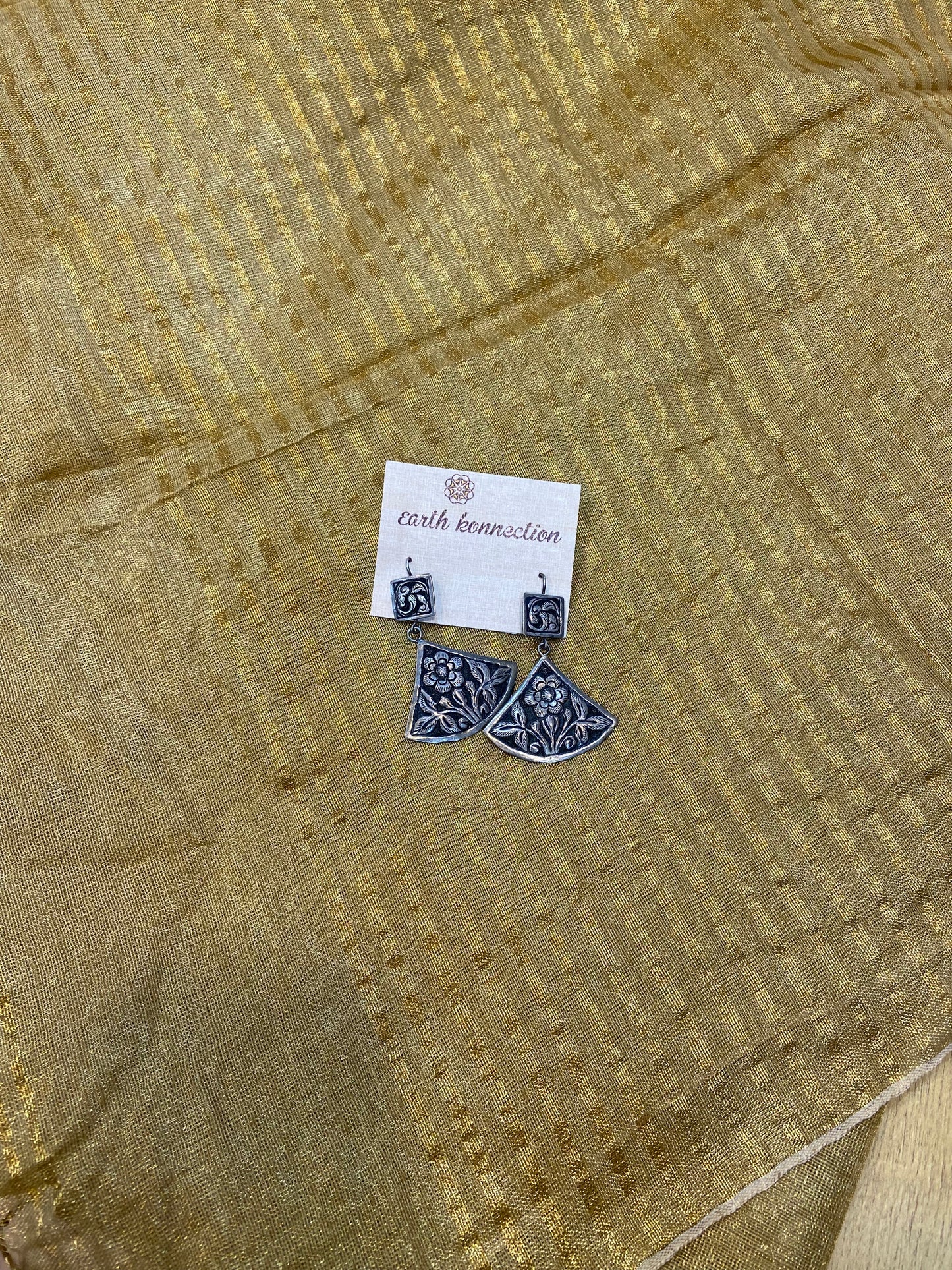 Linen tissue Silk saree