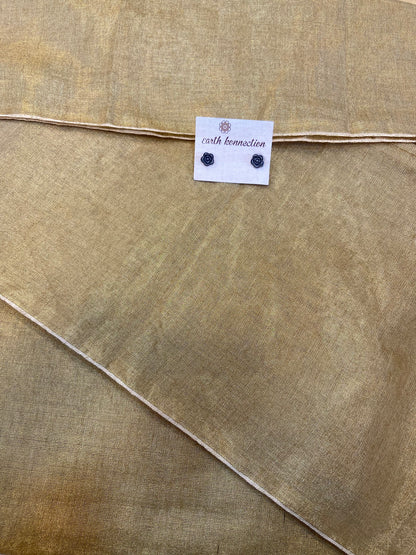 Linen tissue Silk saree