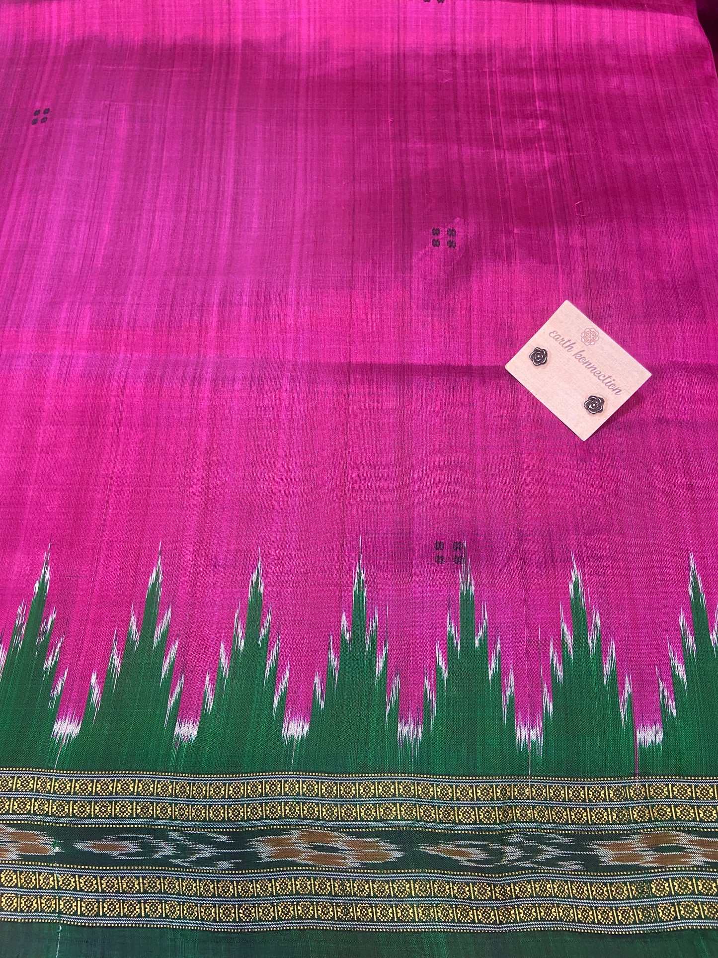 Ikat silk saree