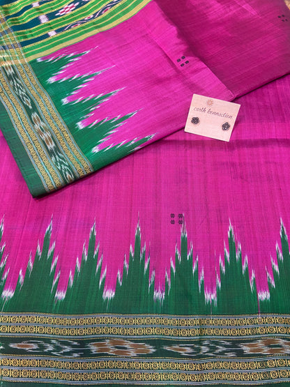 Ikat silk saree