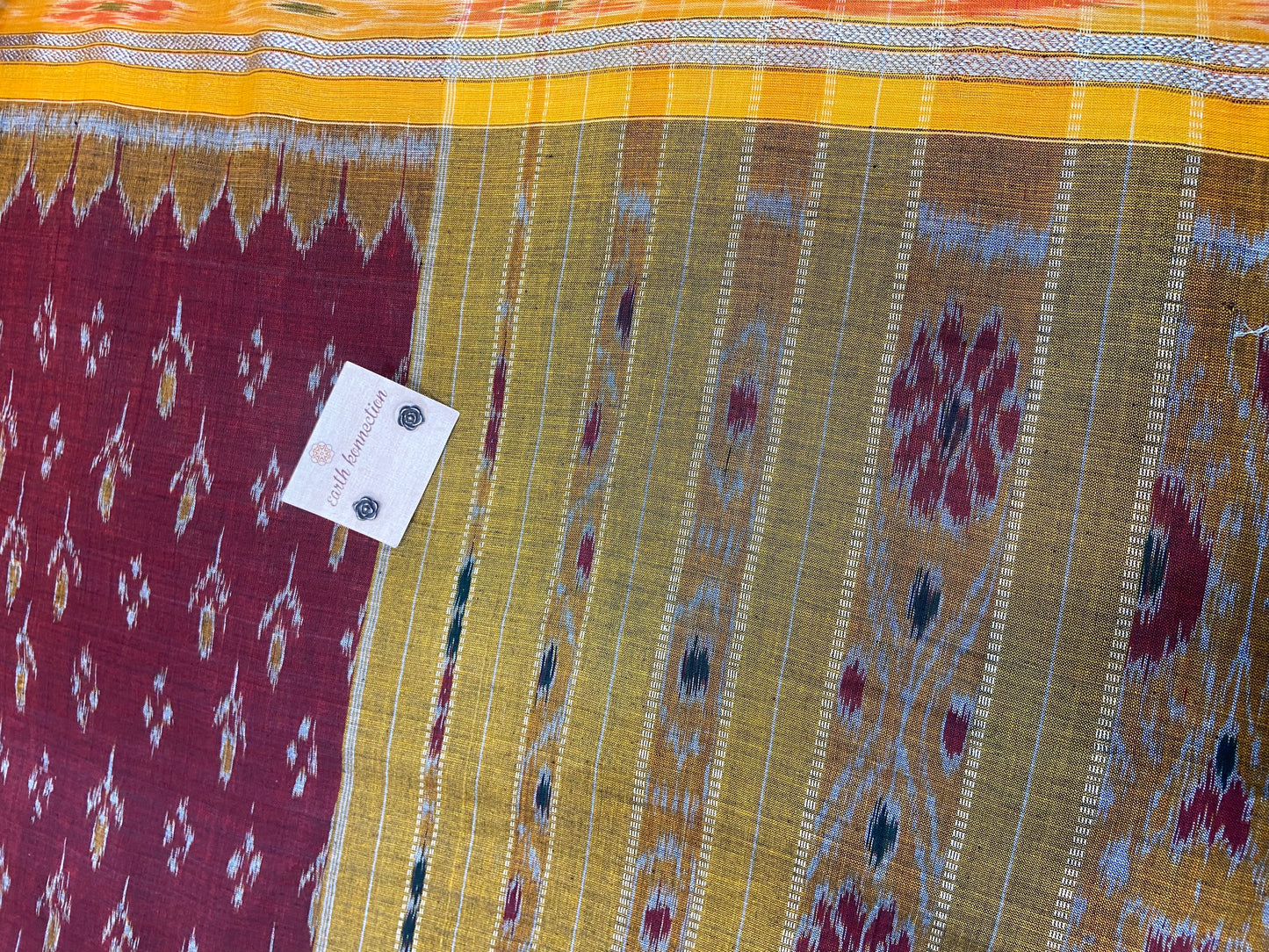 Sambhal puri Ikat cotton saree