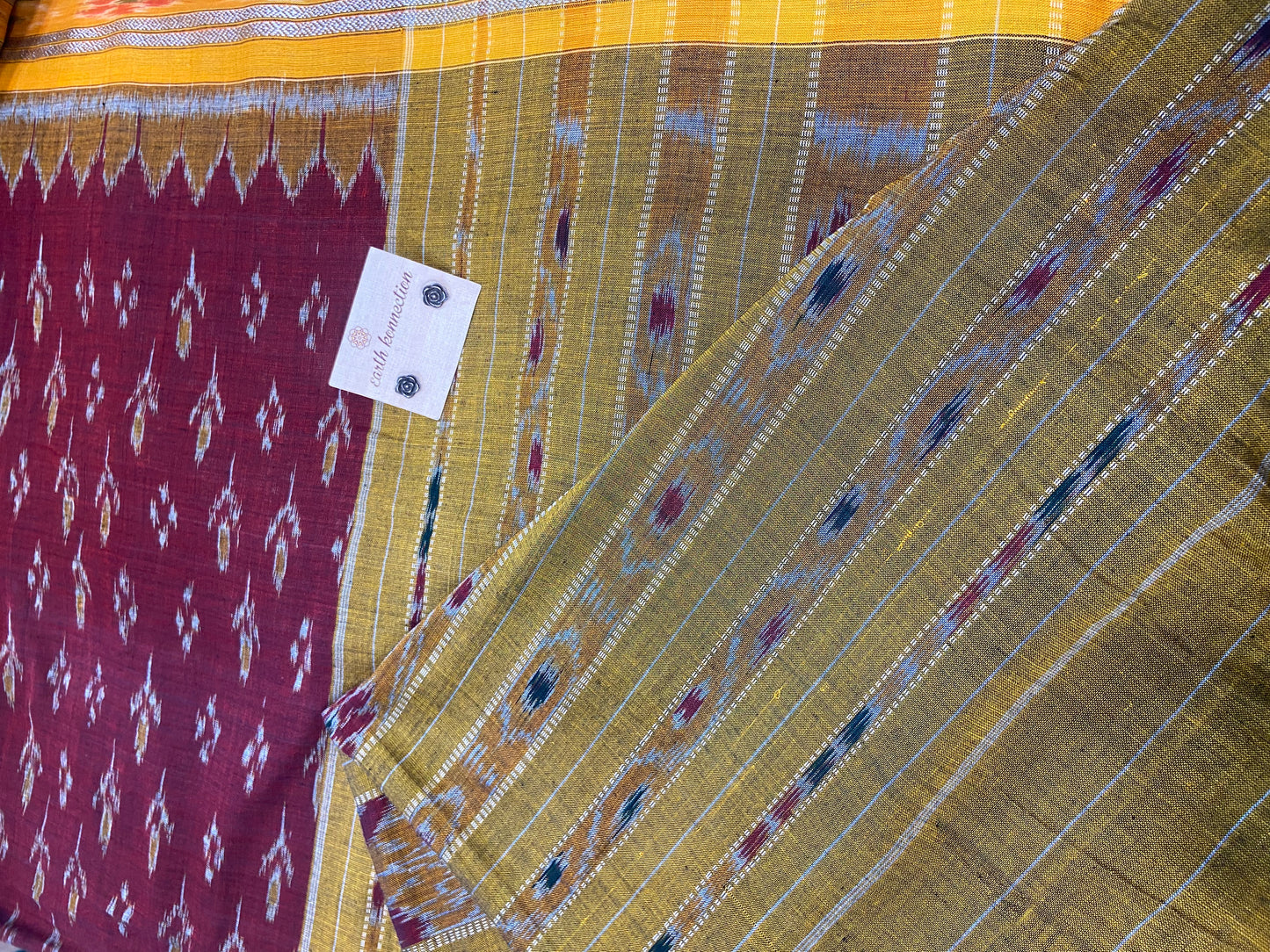Sambhal puri Ikat cotton saree