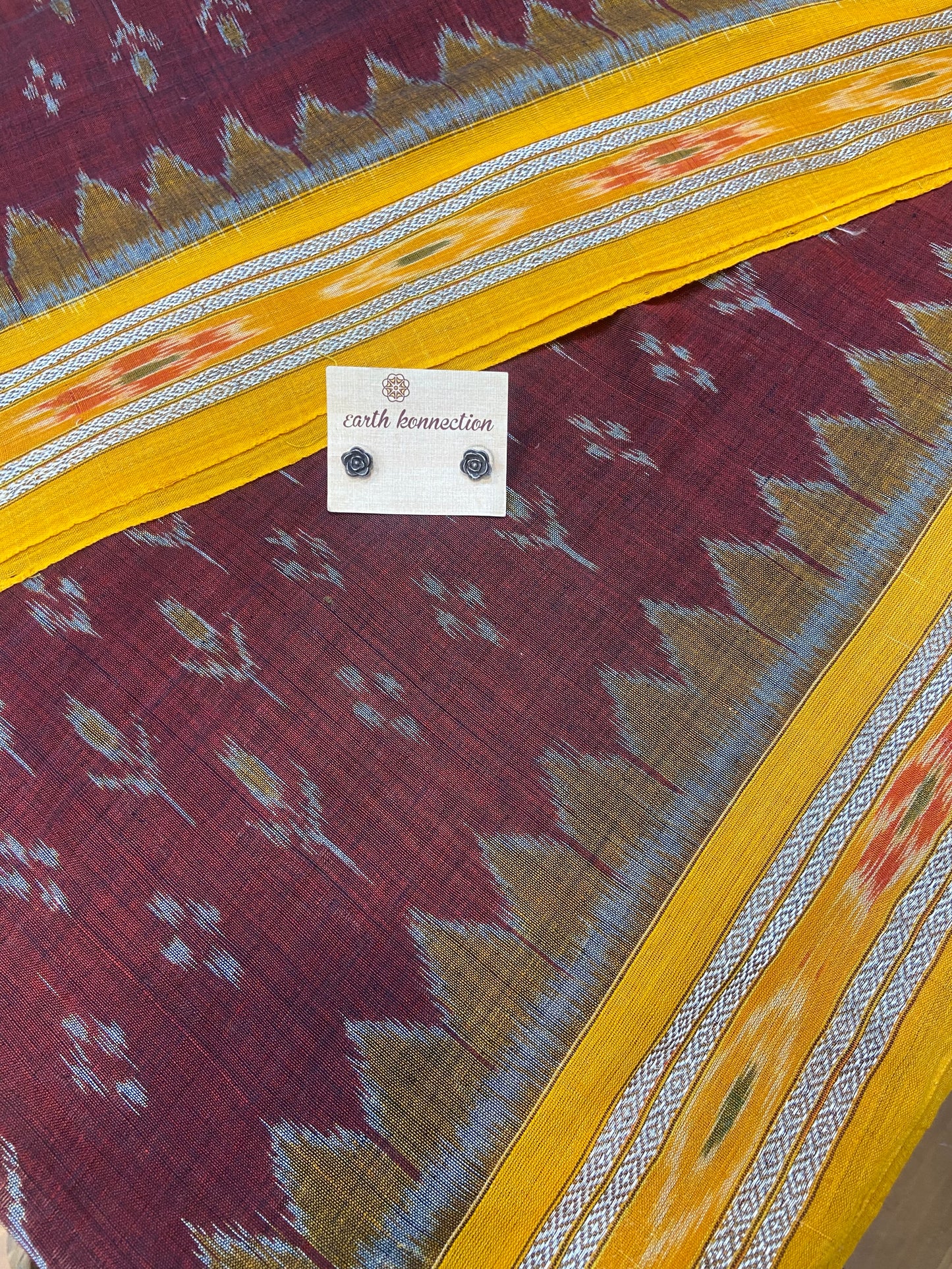 Sambhal puri Ikat cotton saree