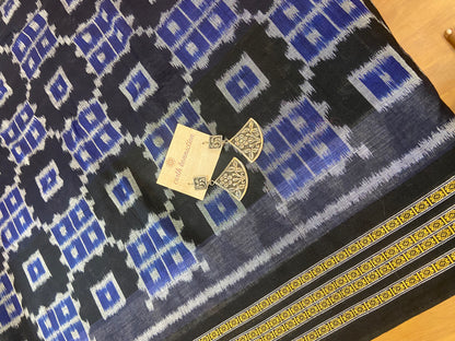 Sambhal puri Ikat cotton saree