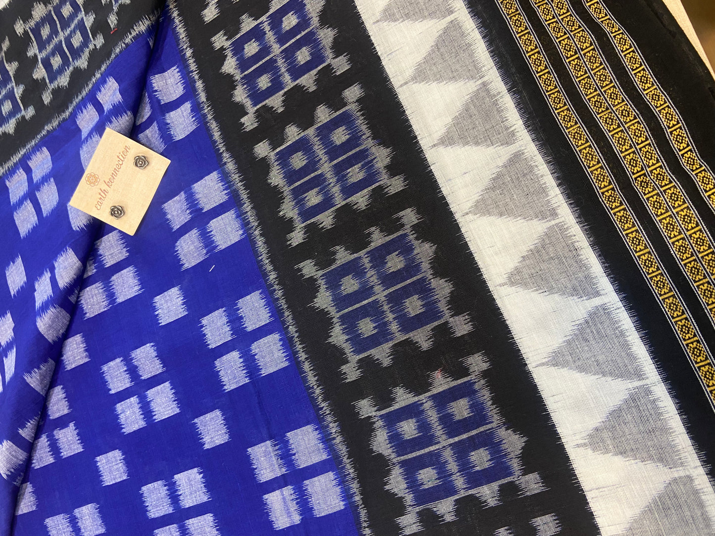 Sambhal puri Ikat cotton saree