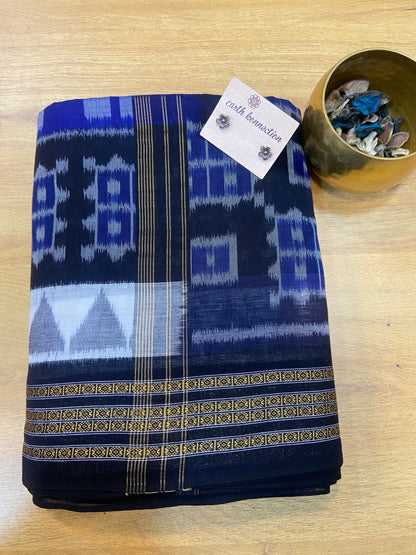 Sambhal puri Ikat cotton saree
