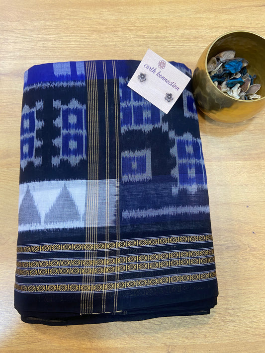 Sambhal puri Ikat cotton saree