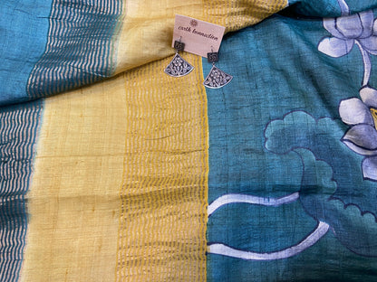 Pure Tussar Silk saree