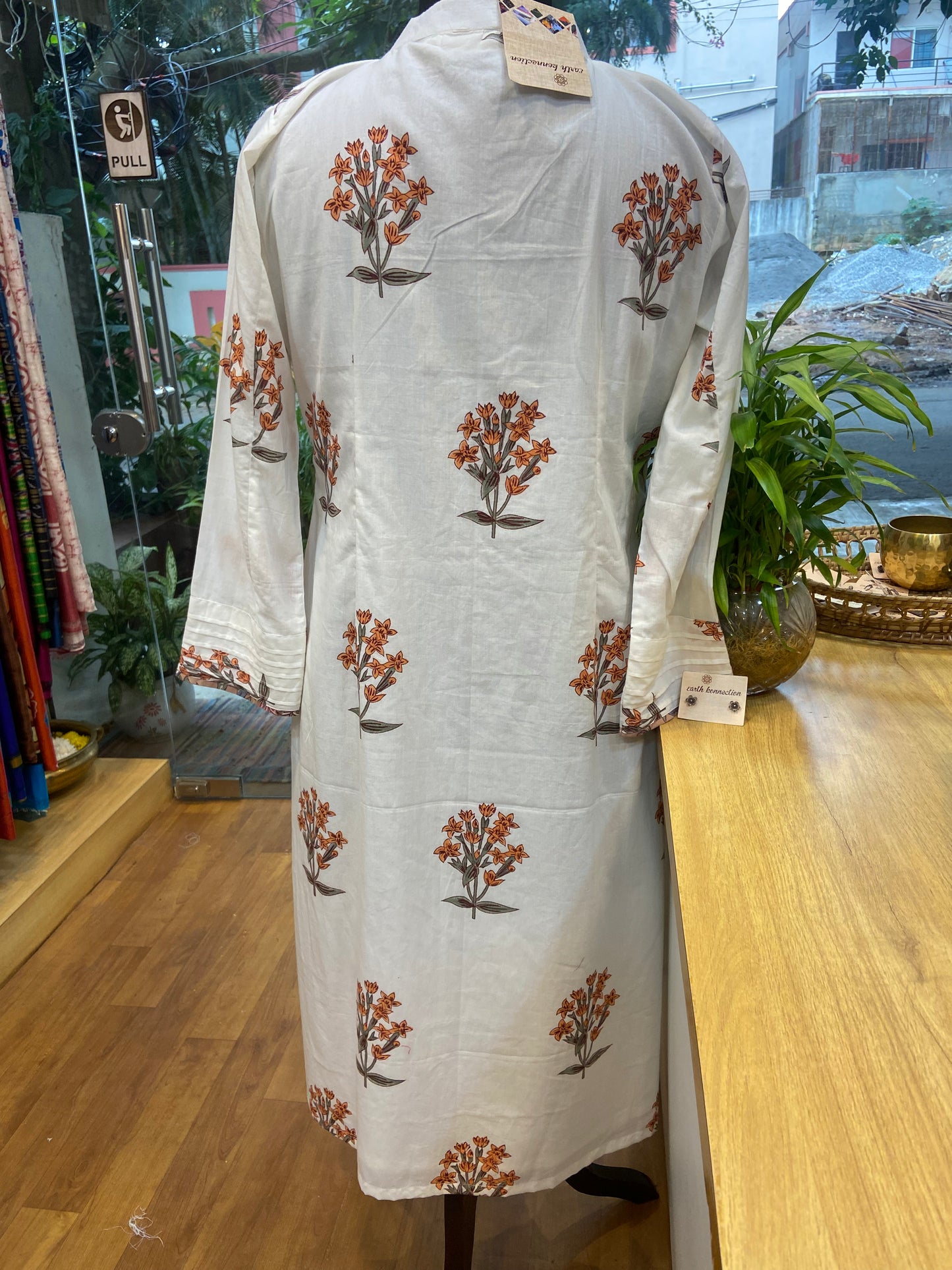 Block print kurta