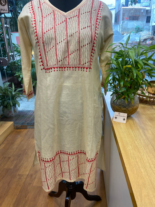 KANTHA WORK KURTA