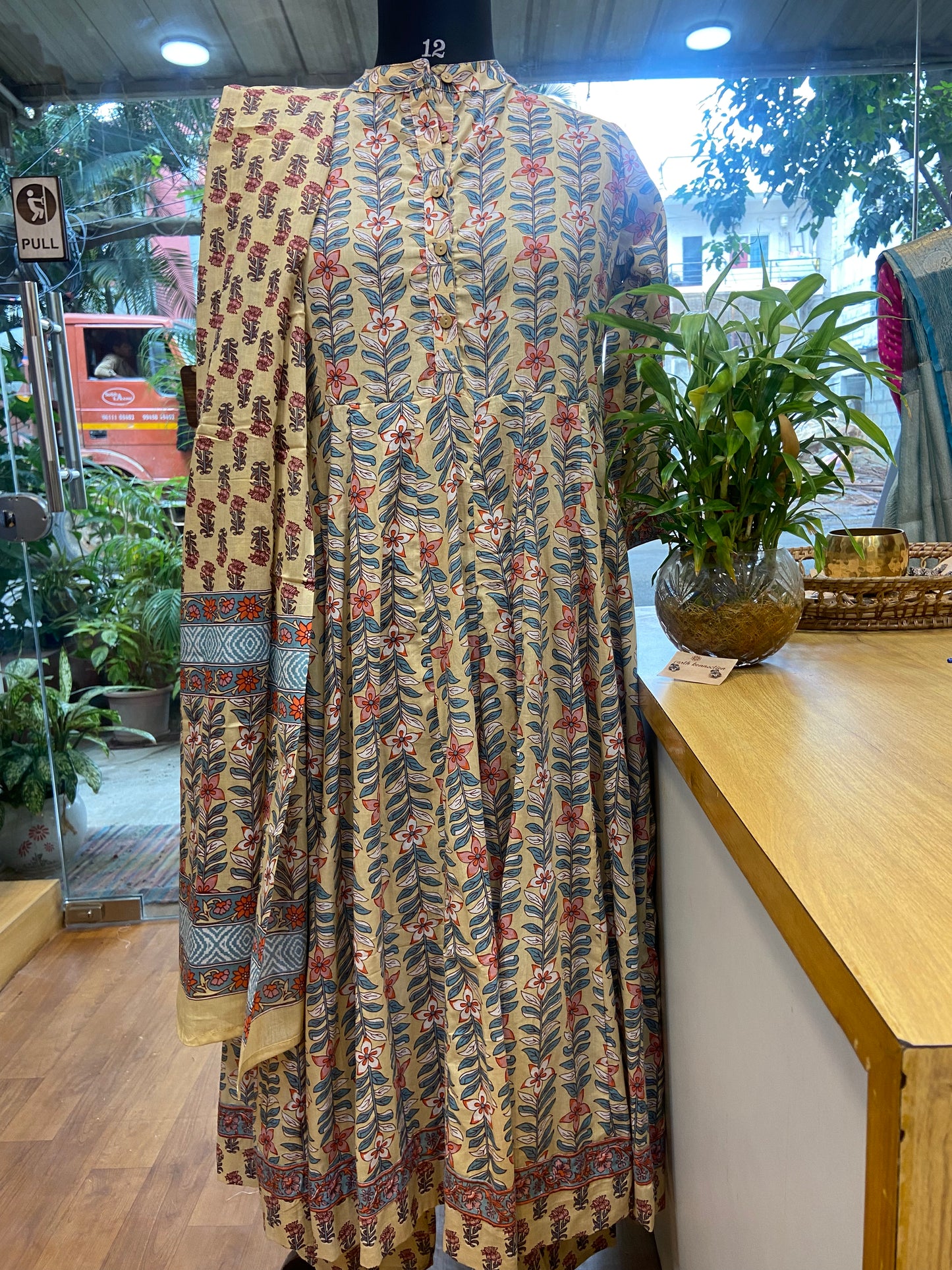 Block print kurta full set