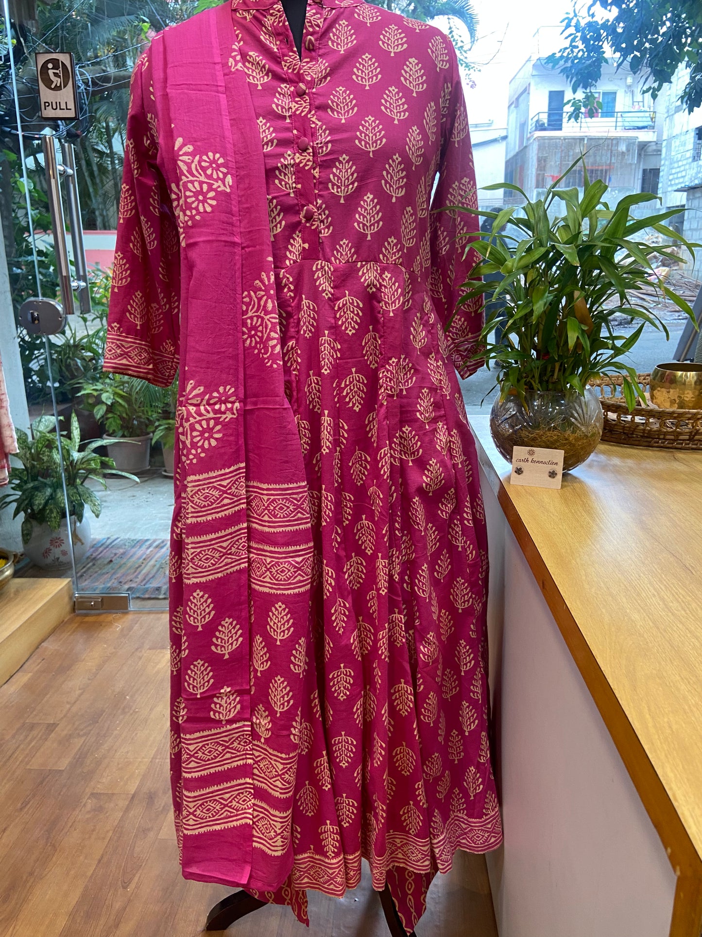 Block print kurta full set