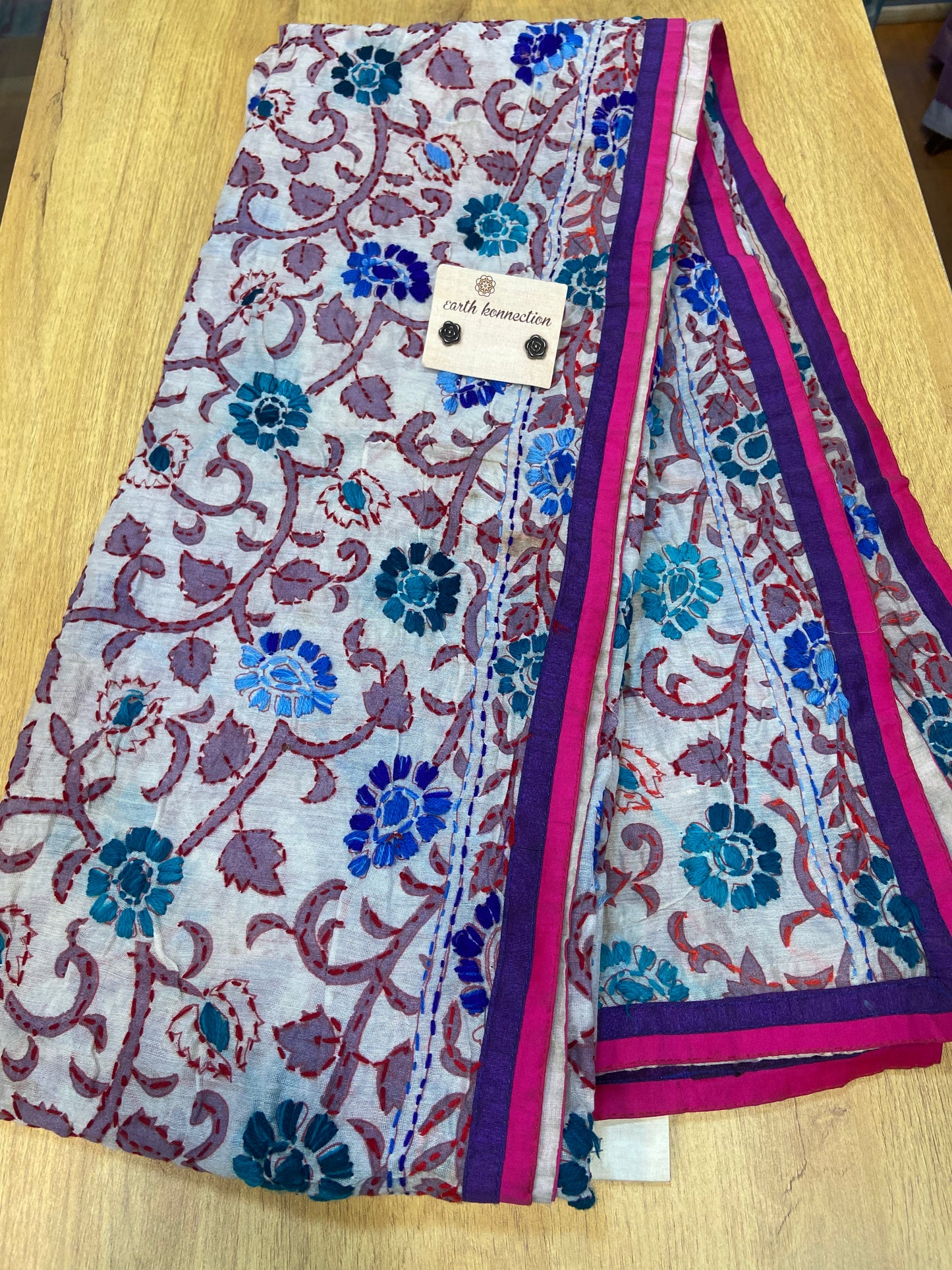 Kantha Work Dupatta