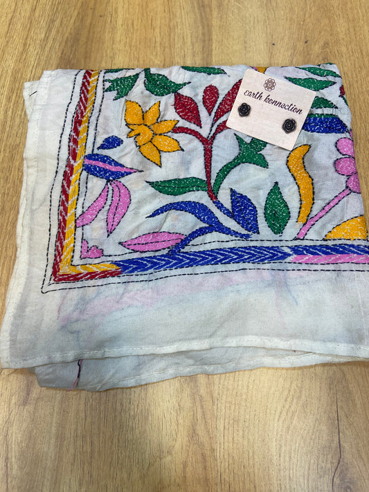 Kantha Work Dupatta