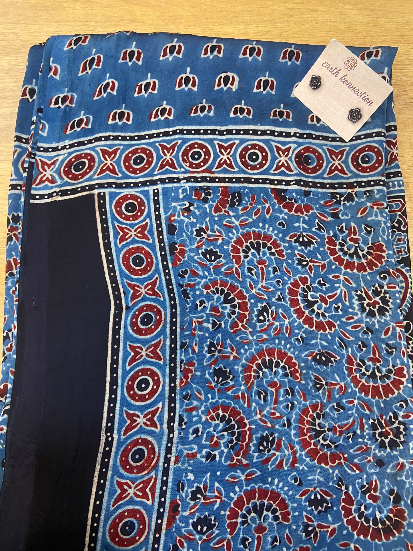 Modal Ajrakh silk Dupatta