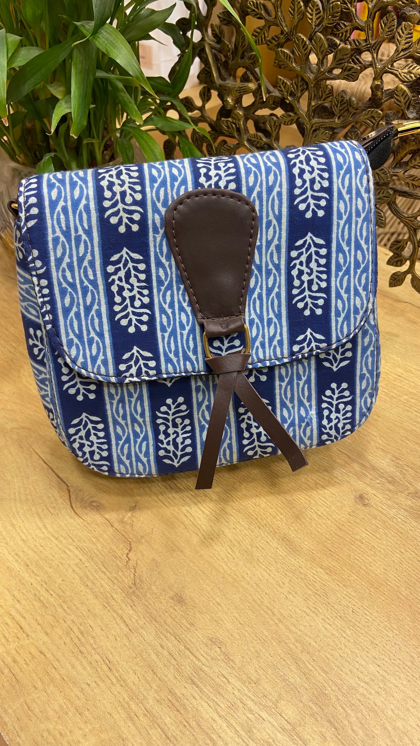 Hand Block Printed Sling Bag
