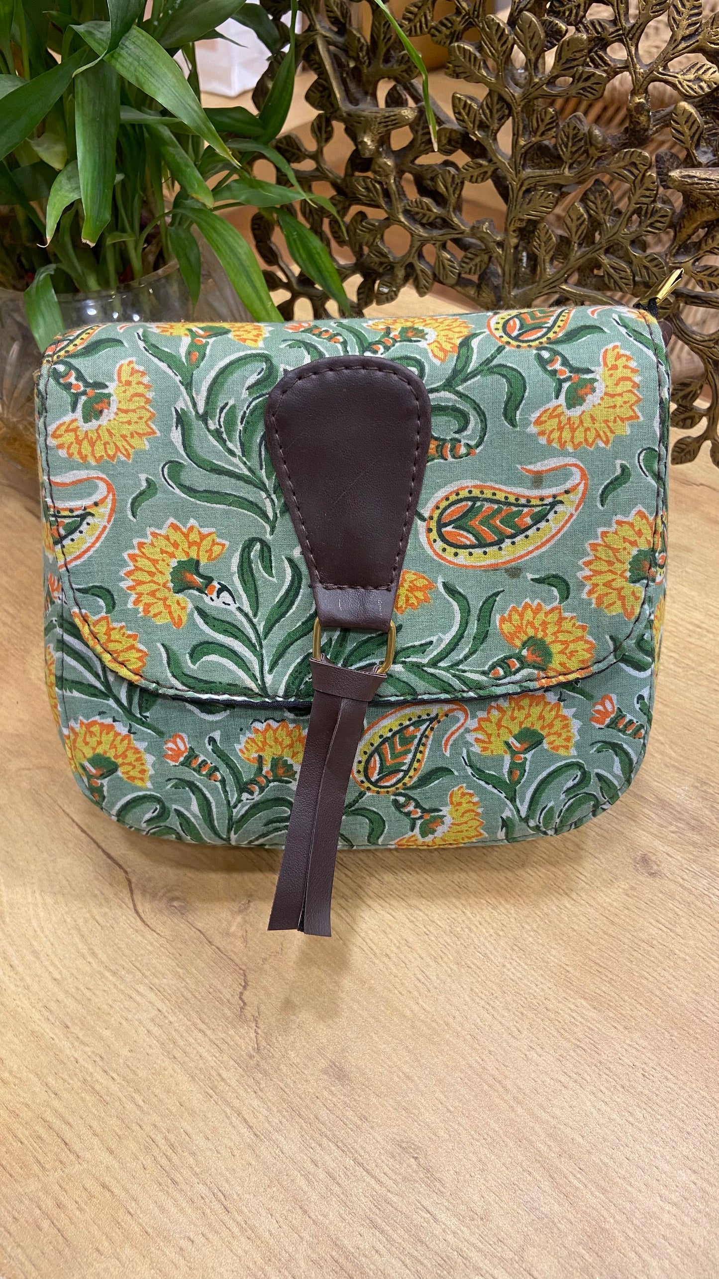 Hand Block Printed Sling Bag